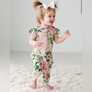 Posh Peanut - Floral Romper